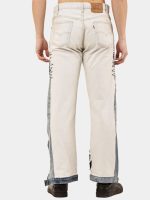 Denim Pants – Skull Embroidered Patchwork - Image 12