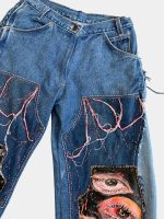 Echoes of Identity – Handprinted Denim - Image 8