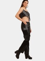 Reworked Bandana & Vintage Black Denim - Image 5