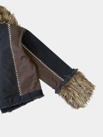 Frost Co-Ord Set – Canvas & Faux Fur Handcrafted Ensemble - Image 23