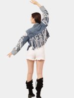 Fray Denim Jacket - Image 5