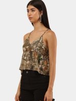 Realtree Camouflage Crop Top  Strappy Cami - Image 5