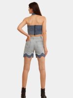 Blue Tonal Reworked Denim Co-Ord Set - Image 6