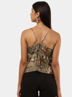 Realtree Camouflage Crop Top  Strappy Cami - Image 3