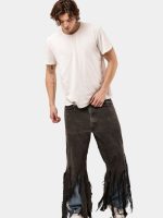 Levi’s Distressed Strip Hem Jeans – Layered Blue Detail - Image 15