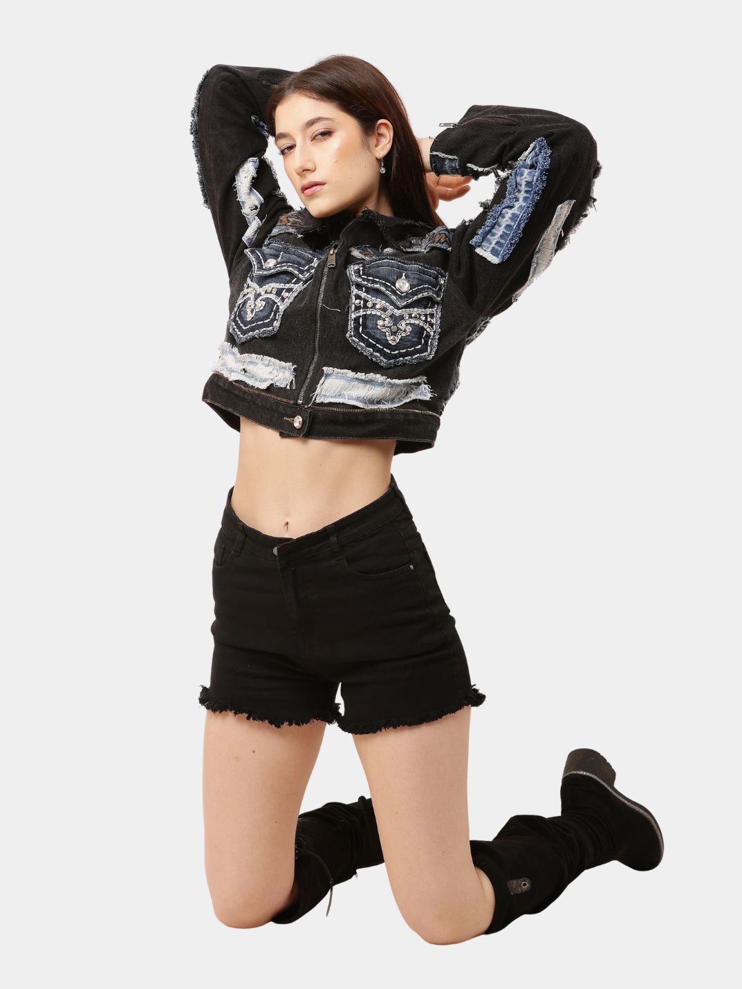 2 Retro Rush Crop Jacket - Image 1
