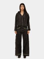 Levi's Double-Layer Distressed Flare Pants