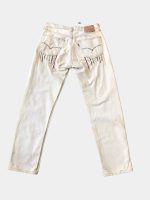 Off-White Levi’s 501 with Lion & Anchor Embroidery - Image 2