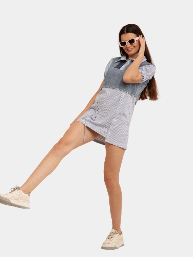 21 Formal Fusion with Denim - Image 1