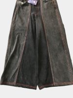 Y2K RAV Skater Patchwork Denim Pants - Image 12