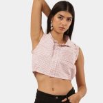 Sleeveless Crop Shirt Top Bundle