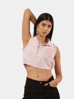 Sleeveless Crop Shirt Top Bundle