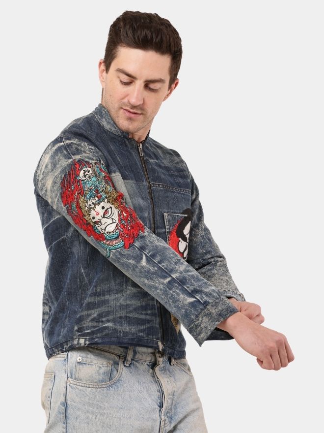 24 Japanese Nehru Collar Jacket