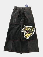 Y2K RAV Skater Patchwork Denim Pants - Image 2