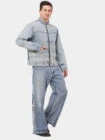 Deconstructed Vintage Denim Jacket - Image 7