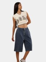 Carhartt Carpenter Jorts – Wide Leg Utility Denim Shorts - Image 8