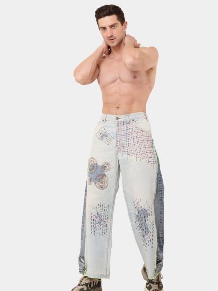 Shashiko Reverse Belt Denim Jeans – Handcrafted Heritage