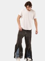 Levi’s Distressed Strip Hem Jeans – Layered Blue Detail - Image 14