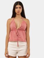 Oversized Shirt Halter Top - Image 8