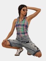 Japanese Denim Embroidered Jorts - Image 8