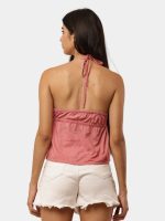 Oversized Shirt Halter Top - Image 7