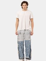 Pants with Leopard Panel Detail | Statement Wear - Image 18