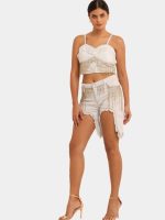 Rhinestone Reworked Denim Co-Ord Set - Image 3