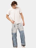 Pants with Leopard Panel Detail | Statement Wear - Image 17