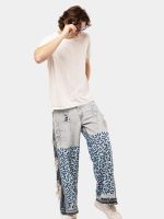 Pants with Leopard Panel Detail | Statement Wear - Image 4