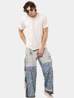 Pants with Leopard Panel Detail | Statement Wear - Image 2