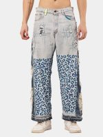Pants with Leopard Panel Detail | Statement Wear - Image 15
