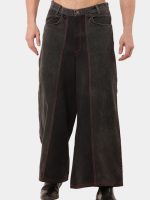 Y2K RAV Skater Patchwork Denim Pants - Image 3