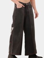 Y2K RAV Skater Patchwork Denim Pants - Image 9