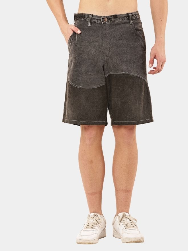 53 Two Shades Upcycled Shorts - Image 1