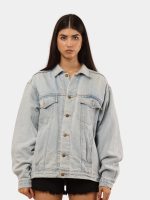 Denim Jacket with Medusa Hand Paint - Image 11