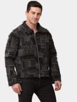 Monochrome Patch Jacket - Image 6