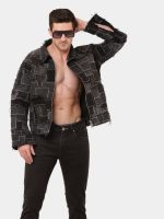 Monochrome Patch Jacket - Image 5