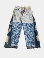 Pants with Leopard Panel Detail | Statement Wear - Image 25