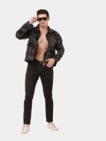 Monochrome Patch Jacket - Image 3