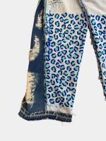 Pants with Leopard Panel Detail | Statement Wear - Image 23