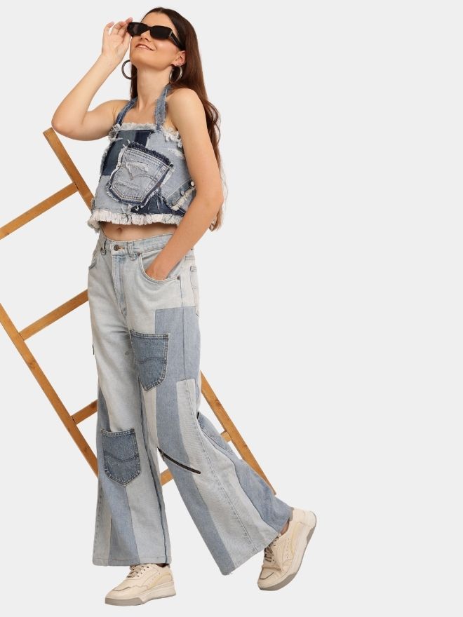 64 Distress Tonal Denim Set - Image 1