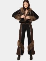 Frost Co-Ord Set – Canvas & Faux Fur Handcrafted Ensemble - Image 7