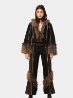 Frost Co-Ord Set – Canvas & Faux Fur Handcrafted Ensemble - Image 5