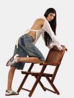 Upcycled Carhartt Denim Jort - Image 2