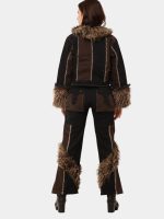 Frost Co-Ord Set – Canvas & Faux Fur Handcrafted Ensemble - Image 6