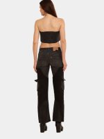 Reworked Bandana & Vintage Black Denim - Image 2