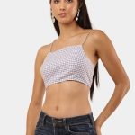 Shirt Check Crop Top