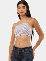 Shirt Check Crop Top