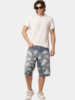 Upcycled Distressed Baggy Denim Jorts - Image 14