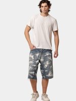Upcycled Distressed Baggy Denim Jorts - Image 10